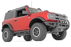 51081 | Rough Country SRX2 Adjustable Aluminum Step (2021-2024 Bronco 4WD | 2 Door)