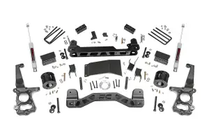 Rough Country - 55530 | 4 Inch Suspension Lift Kit w/ Strut Spacers, Premium N3 Shocks (2015-2020 F150 4WD) - Image 1