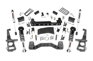 55571 | 4 Inch Suspension Lift Kit w/ Lifted Struts, V2 Monotube Shocks (2015-2020 F150 4WD)
