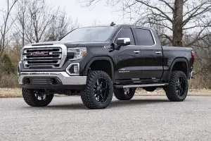 Rough Country - 26650 | Rough Country 6 Inch Lift Kit For GMC Sierra 1500 2/4WD | 2019-2024 | 4.3L, 5.3L, 6.2L Engine; Factory Mono-leaf Spring, Vertex Coilovers With Vertex Shocks - Image 2