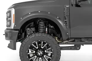 Rough Country - F-F20231-YZ | Rough Country Pocket Fender Flare For Ford F-250 / F-350 Super Duty 2/4WD (2023-2024) | Oxford White - Image 3