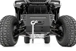Rough Country - 92078 | Rough Country Winch Mount With 10 Inch Slimline LED Light Bar For Honda Pioneer 520 (SXS520M2) | 2022-2023 | Mount Only - Image 9