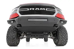 Rough Country - 10808A | Rough Country High Clearance Front Bumper With LED Lights & Skid Plate For Ram 1500 | 2019-2023 | Without Tow Hooks - Image 5