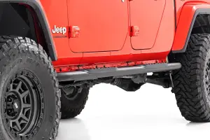 Rough Country - 21015 | Rough Country Oval Nerf Step For Jeep Gladiator JT | 2020-2023 | Black - Image 5
