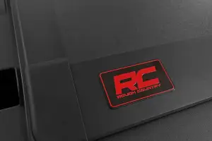Rough Country - 49320550 | Rough Country Hard Tri-Fold Flip Up Bed Cover (2019-2025 Ram 1500 2WD/4WD | 2021-2025 Ram 1500 TRX AWD/4WD | 5'7" Bed) - Image 3