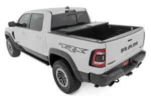 Rough Country - 49320550 | Rough Country Hard Tri-Fold Flip Up Bed Cover (2019-2025 Ram 1500 2WD/4WD | 2021-2025 Ram 1500 TRX AWD/4WD | 5'7" Bed) - Image 10