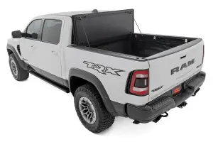 Rough Country - 49320550 | Rough Country Hard Tri-Fold Flip Up Bed Cover (2019-2025 Ram 1500 2WD/4WD | 2021-2025 Ram 1500 TRX AWD/4WD | 5'7" Bed) - Image 11