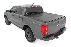 Rough Country - 49220500 | Rough Country Hard Tri-Fold Flip Up Tonneau Bed Cover For Ford Ranger 2WD/4WD | 2019-2023 | 5' Bed - Image 7