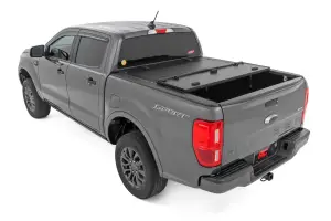 Rough Country - 49220500 | Rough Country Hard Tri-Fold Flip Up Tonneau Bed Cover For Ford Ranger 2WD/4WD | 2019-2023 | 5' Bed - Image 8