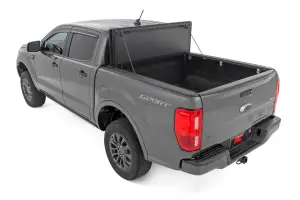 Rough Country - 49220500 | Rough Country Hard Tri-Fold Flip Up Tonneau Bed Cover For Ford Ranger 2WD/4WD | 2019-2023 | 5' Bed - Image 10