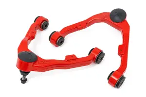 Rough Country - 10026RED | Rough Country Forged Upper Control Arms OE Upgrade For Chevrolet Silverado 1500 / GMC Sierra 1500 | 1999-2007 |  Red - Image 2