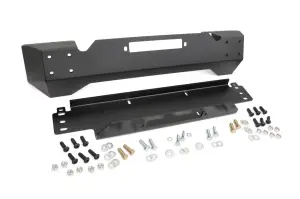 1012 | Rough Country Front Stubby Winch Bumper (1987-2006 Wrangler 4WD)