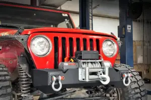 Rough Country - 1012 | Rough Country Front Stubby Winch Bumper (1987-2006 Wrangler 4WD) - Image 2