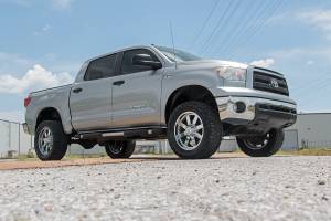 Rough Country - 76857 | Rough Country 3.5 Inch Toyota Tundra 2/4WD (2007-2021) | Aluminum Finish, Front Vertex Adjustable Coilovers (4WD Only), Rear V2 Shocks - Image 5