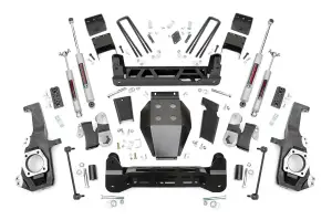 10230A | Rough Country 5 Inch Lift Kit Premium N3 Shocks (2020-2024 Silverado, Sierra 2500 HD 4WD)