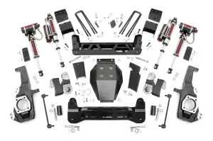 10250 | Rough Country 5 Inch Lift Kit Vertex Shocks (2020-2024 Silverado, Sierra 2500 HD 4WD)