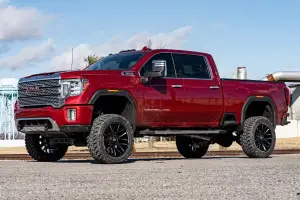 Rough Country - 10250 | Rough Country 5 Inch Lift Kit Vertex Shocks (2020-2024 Silverado, Sierra 2500 HD 4WD) - Image 3