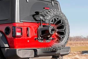 Rough Country - 10526 | Rough Country Tire Carrier Relocation Plate For Jeep Wrangler JL (2018-2023) / Wrangler 4xe (2021-2023) | With Rear Proximity Sensors - Image 4
