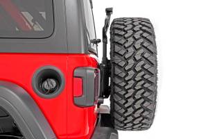 Rough Country - 10526 | Rough Country Tire Carrier Relocation Plate For Jeep Wrangler JL (2018-2023) / Wrangler 4xe (2021-2023) | With Rear Proximity Sensors - Image 5