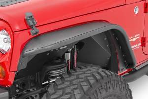 Rough Country - 10531 | Rough Country Jeep Tubular Front Fender Flares (2007-2018 Wrangler JK) - Image 3