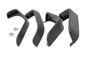 10533 | Rough Country Jeep Tubular Front & Rear Fender Flares Set (2007-2018 Wrangler JK)