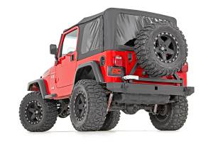 10592A | Jeep Classic Full Width Rear Bumper w/Tire Carrier (87-06 Wrangler YJ/TJ)