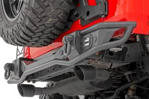 Rough Country - 10648 | Rough Country Rear Tubular Bumper With LED Light Kit For Jeep Wrangler 4xe, JL & JL Unlimited 4WD | 2018-2023 - Image 5