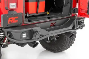Rough Country - 10649 | Rear Tubular Bumper | Jeep Wrangler JK (2007-2018) - Image 2