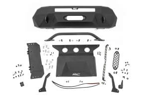 Rough Country - 10712 | Rough Country Front Hybrid Bumper For Toyota Tacoma 2/4WD | 2016-2023 | Winch Mount Only, No Lights - Image 2