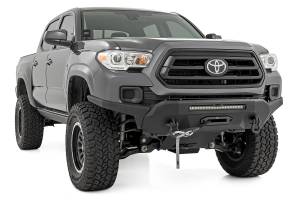 Rough Country - 10713 | Rough Country Front Bumper High Clearance For Toyota Tacoma 2/4WD | 2016-2023 | No Light, Winch Mount ONLY - Image 5
