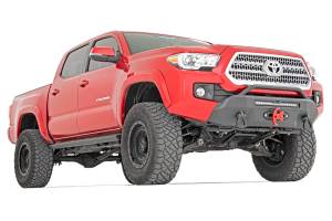 Rough Country - 10718 | Rough Country Front Hybrid Bumper For Toyota Tacoma 2/4WD | 2016-2023 | Winch Mount Only, Black Series Light Bar - Image 3