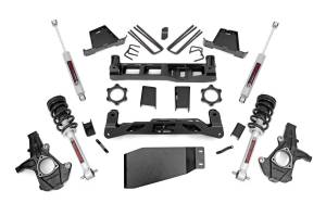 Rough Country - 26431 | 7.5 Inch GM Suspension Lift Kit w/ Lifted Struts, Premium N3 Shocks - Image 1