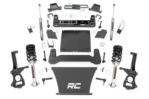27532 | Rough Country 4 Inch Lift Kit N3 Struts / N3 Rear Shocks (2019-2025 Silverado, Sierra 1500 AT4 / Trail Boss 4WD | 4.3L, 5.3L, 6.2L Gas Engine)
