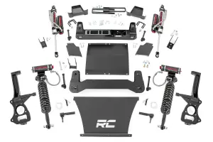 Rough Country - 27550 | Rough Country 4 Inch Lift Kit Chevrolet Silverado / GMC Sierra 1500 | 2019-2024 | Gas Trailboss/AT4, Front Vertex Adjustable Coilovers, Rear Vertex Adjustable Shocks - Image 1