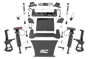 Rough Country - 27557 | Rough Country 4 Inch Lift Kit Chevrolet Silverado / GMC Sierra 1500 | 2019-2024 | Gas Trailboss/AT4, Front Vertex Adjustable Coilovers, Rear V2 Shocks - Image 1