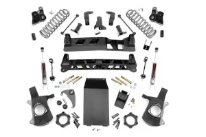 28020 | Rough Country 6 Inch Lift Kit Non Torsion Drop For Cadillac Escalade / Chevrolet Tahoe / GMC Yukon 2WD/4WD | 2000-2006 | Premium N3 Shocks