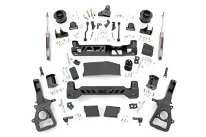 Rough Country - 33830A | Rough Country 5 Inch Lift Kit For Ram 1500 4WD | 2019-2023 | Without 22" Factory Wheels, Front Strut Spacers, Rear N3 Shocks - Image 1