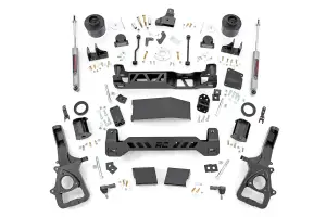 33930A | Rough Country 6 Inch Lift Kit For Ram 1500 4WD | 2019-2024 | With 22" Factory Wheels, Strut Spacers, N3 Shocks