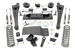 Rough Country - 36030 | Rough Country 5 Inch Lift Kit For Diesel Ram 2500 4WD | 2019-2023 | Standard Rate Coil Springs (Front), Standard Non-AISIN Transmission, Premium N3 Shocks - Image 1