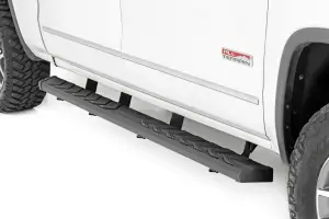 41001 | Rough Country BA2 Running Board Side Step Bars (2007-2018 Silverado, Sierra 1500 2WD/4WD | 2007-2019 Silverado, Sierra 2500 HD, 3500 HD 2WD/4WD | Crew Cab)