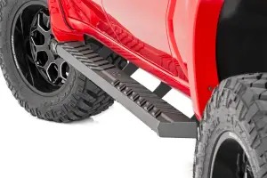 41002 | Rough Country BA2 Running Board Side Step Bars (2019-2025 Silverado, Sierra 1500 2WD/4WD | 2020-2025 Silverado, Sierra 2500 HD, 3500 HD | Crew Cab)