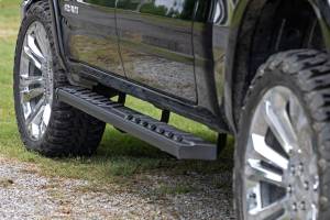 41004 | Rough Country BA2 Running Board Side Step Bars (2019-2025 Ram 1500 2WD/4WD | 2021-2024 Ram 1500 TRX AWD | Crew Cab)