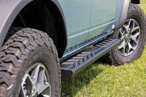 41007 | Rough Country BA2 Running Board Side Step Bars (2021-2024 Bronco 4WD | 4 Door)