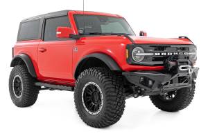 41008 | Rough Country BA2 Running Board Side Step Bars (2021-2024 Bronco 4WD | 2 Door)