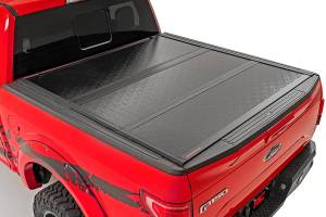 Rough Country - 47120650A | Rough Country Hard Tri-Fold Low Profile Bed Cover (2019-2025 Silverado, Sierra 1500 2WD/4WD 6'7" Bed | Standard Bed) - Image 2
