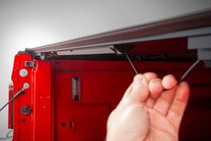 Rough Country - 47120650A | Rough Country Hard Tri-Fold Low Profile Bed Cover (2019-2025 Silverado, Sierra 1500 2WD/4WD 6'7" Bed | Standard Bed) - Image 4