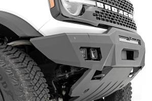 Rough Country - 51076 | Rough Country Full Width Front Bumper For Ford Bronco 4WD | 2021-2023 | 20" Black Series, Black Series Flood & SAE Fog Cubes - Image 5