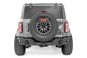 Rough Country - 51093 | Rough Country Rear Steel Bumper For Ford Bronco 4WD | 2021-2023 | With 6" Slim Line, Black Series Flood Cubes - Image 3
