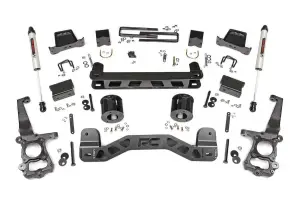 57370 | 6 Inch Ford Suspension Lift Kit w/ V2 Monotube Shocks