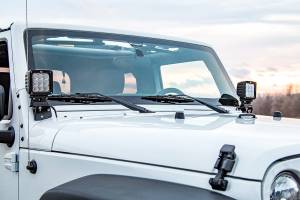 Rough Country - 6004 | Jeep Lower Windshield Light Mounts (07-18 Wrangler JK) - Image 3